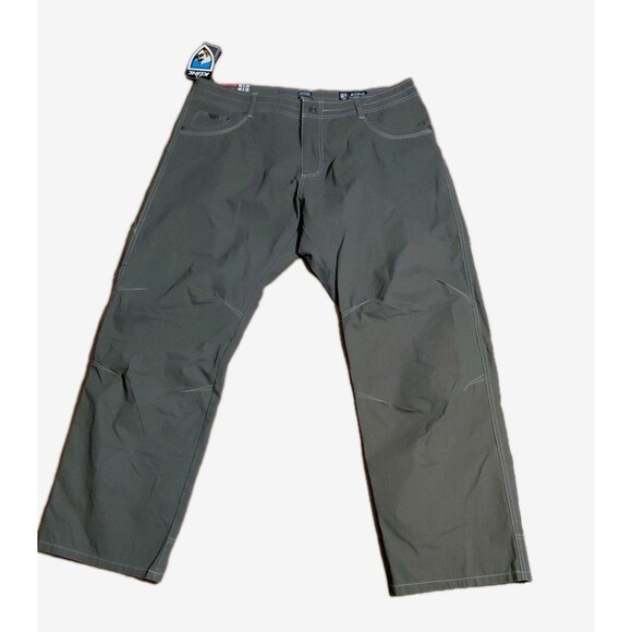 Kuhl Full Fit 40x30 Green Cotton Blend Outdoor Experience Pockets Pants Hiking - Picture 1 of 12